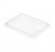 Контейнер бумажный Crystal Box 500мл с прозрачной крышкой 165х120х45 мм, белый с прямым дном
