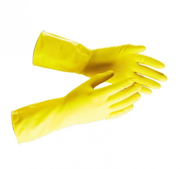 Перчатки резиновые ToMoS XL с хлопковым напылением