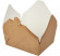 Контейнер бумажный Fold Box 950мл, 170х135х50мм, Крафт