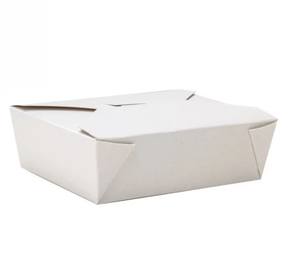 Контейнер бумажный Fold Box 950мл, 170х135х50мм, Белый
