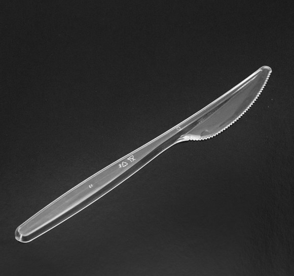 Нож пластиковый 18 см прозрачный ПРЕМИУМ Complement
