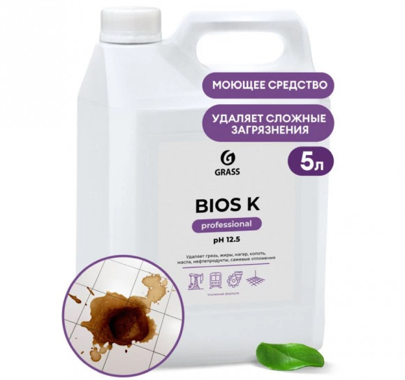 Средство очиститель и обезжириватель 5,6кг Grass Bios–K (125196)