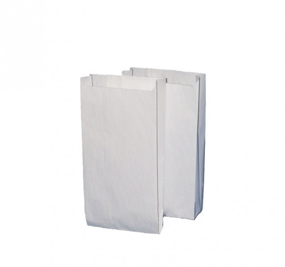 Пакет бумажный 175x65x250мм белый, ОДП 40г