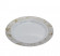 Тарелка Complement пластиковая белая серебряный мрамор (STONE) d=230мм 6шт / упак