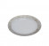 Тарелка Complement пластиковая белая серебряный мрамор (STONE) d=190мм 6шт/упак