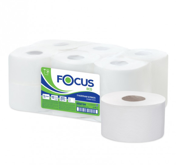 Туалетная бумага 1сл 200м Focus (5050784)