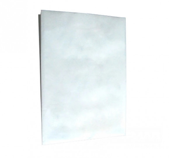 Пакет бумажный 200х85х320 мм белый ламинированный, 65г