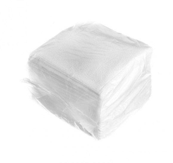 Салфетки бумажные 1сл 24х24  85л/упак белые