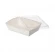 Контейнер бумажный Crystal Box 500мл с купольной крышкой 120х160х70 мм, Белый