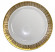 Тарелка Complement Shine круглая PS белая золотой луч 220 мм 6шт/упак