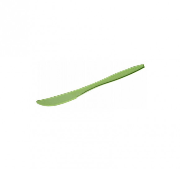 Нож биоразлагаемый 18см зеленый Complement 50шт/упак