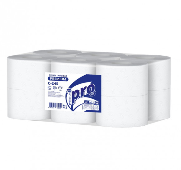 Туалетная бумага 2сл 120м PROtissue белая (С245)