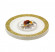 Тарелка Complement пластиковая белая с золотой ажурной каймой d=190мм 12шт/упак