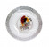 Тарелка Complement пластиковая белая с серебряной ажурной каймой d=190мм 12шт/упак